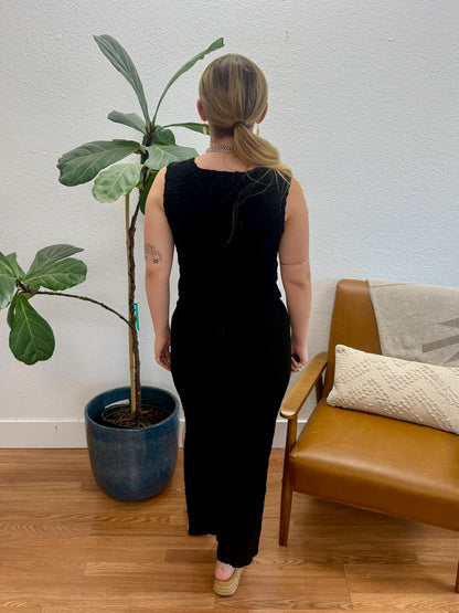 Black Knit Sweater Vest