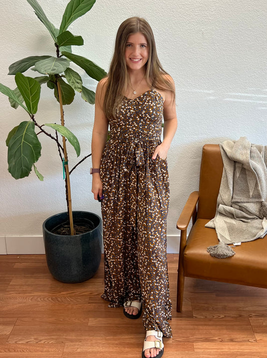 Ginger Ditsy Jumpsuit