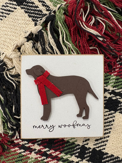 Merry Woofmas Sign