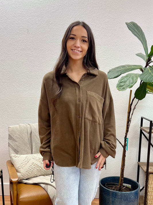 Cocoa Soft Layering Shacket