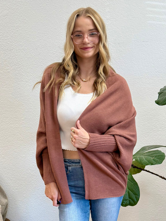 Brick Batwing Cardigan