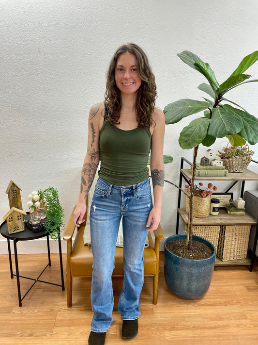 Mica Mid Rise Bootcut Jeans