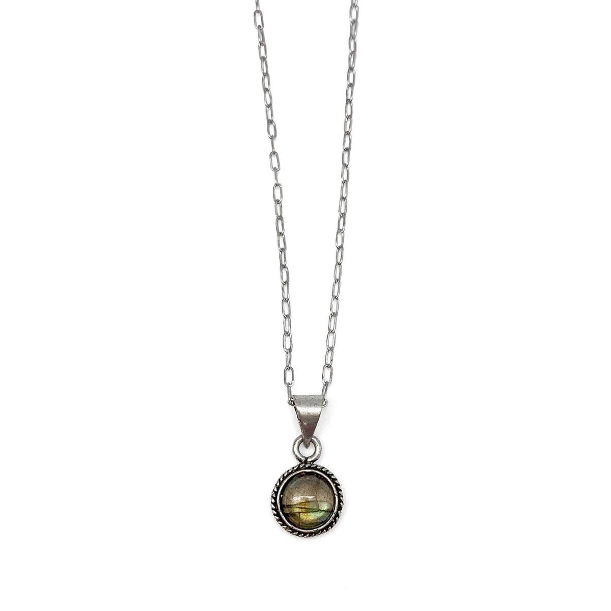 Handcrafted Semiprecious Necklace - Labradorite