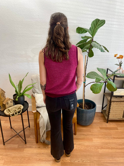 Risen Black Patch Pocket Ankle Flare Jeans