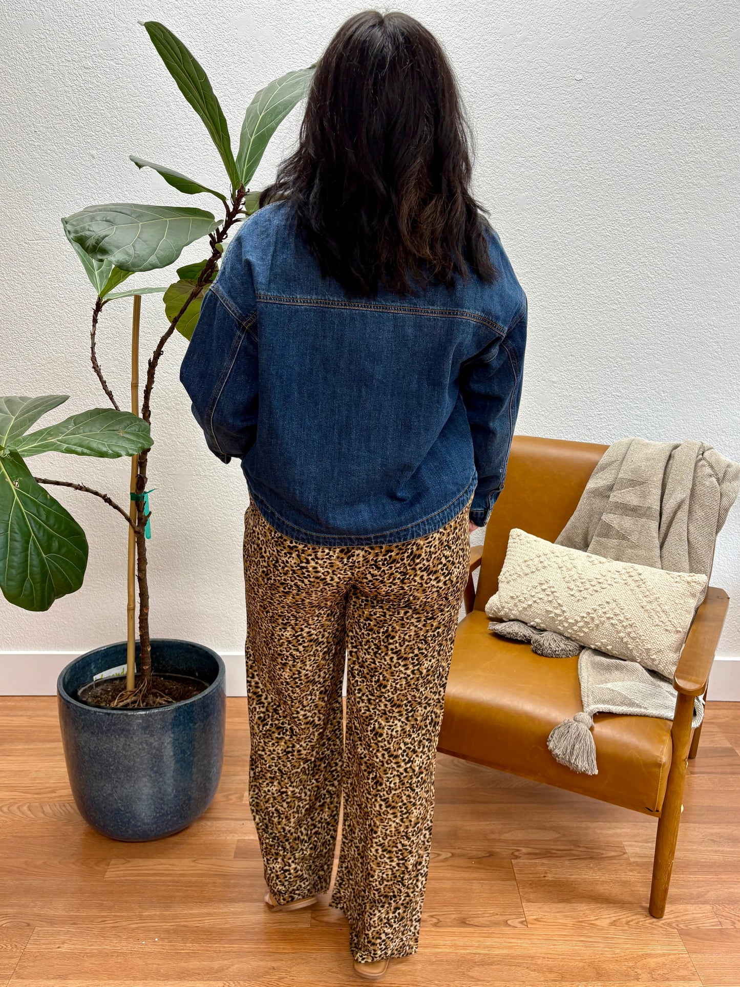 Dark Relaxed Fit Denim Jacket
