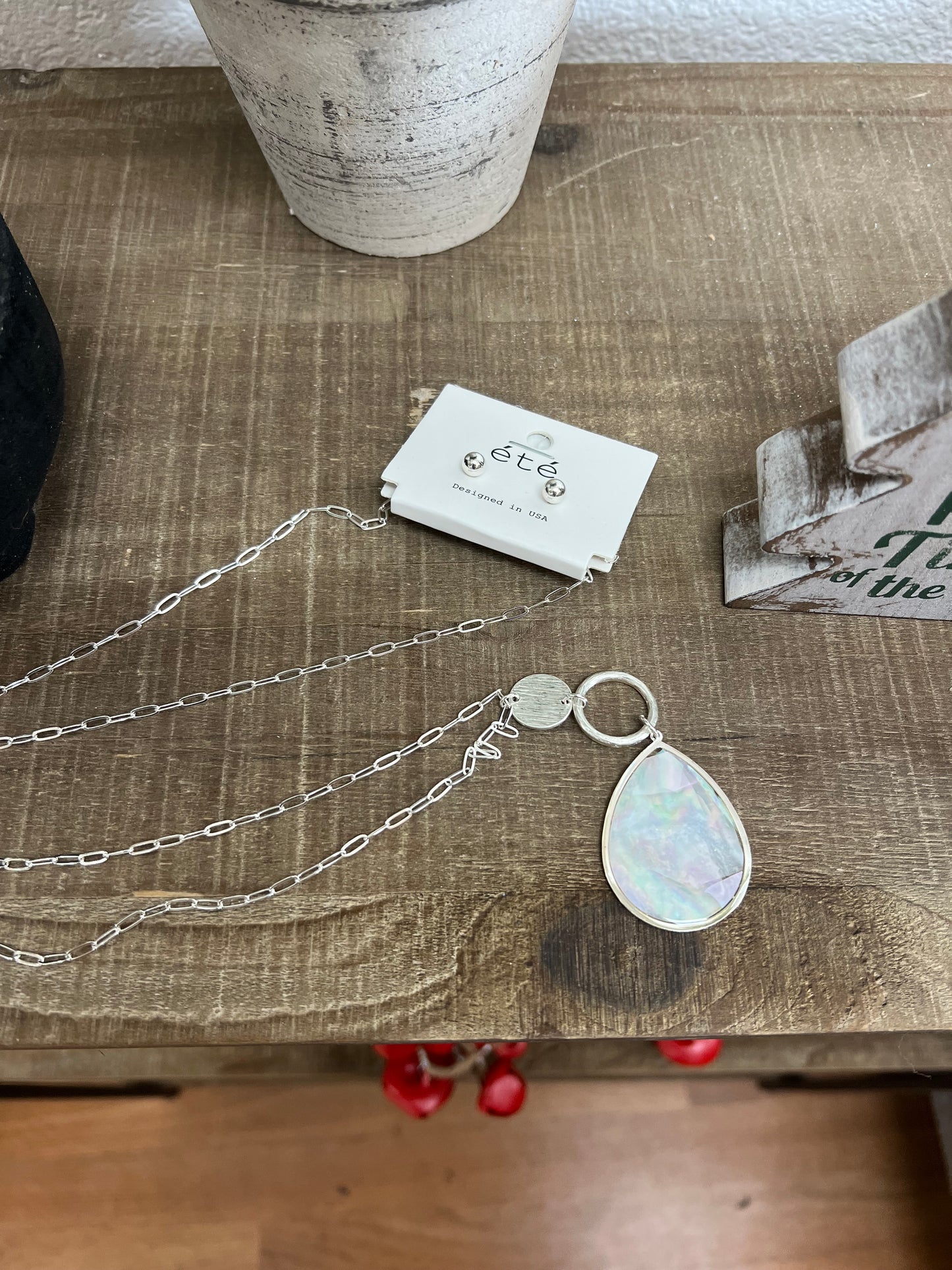 Teardrop Statement Necklace