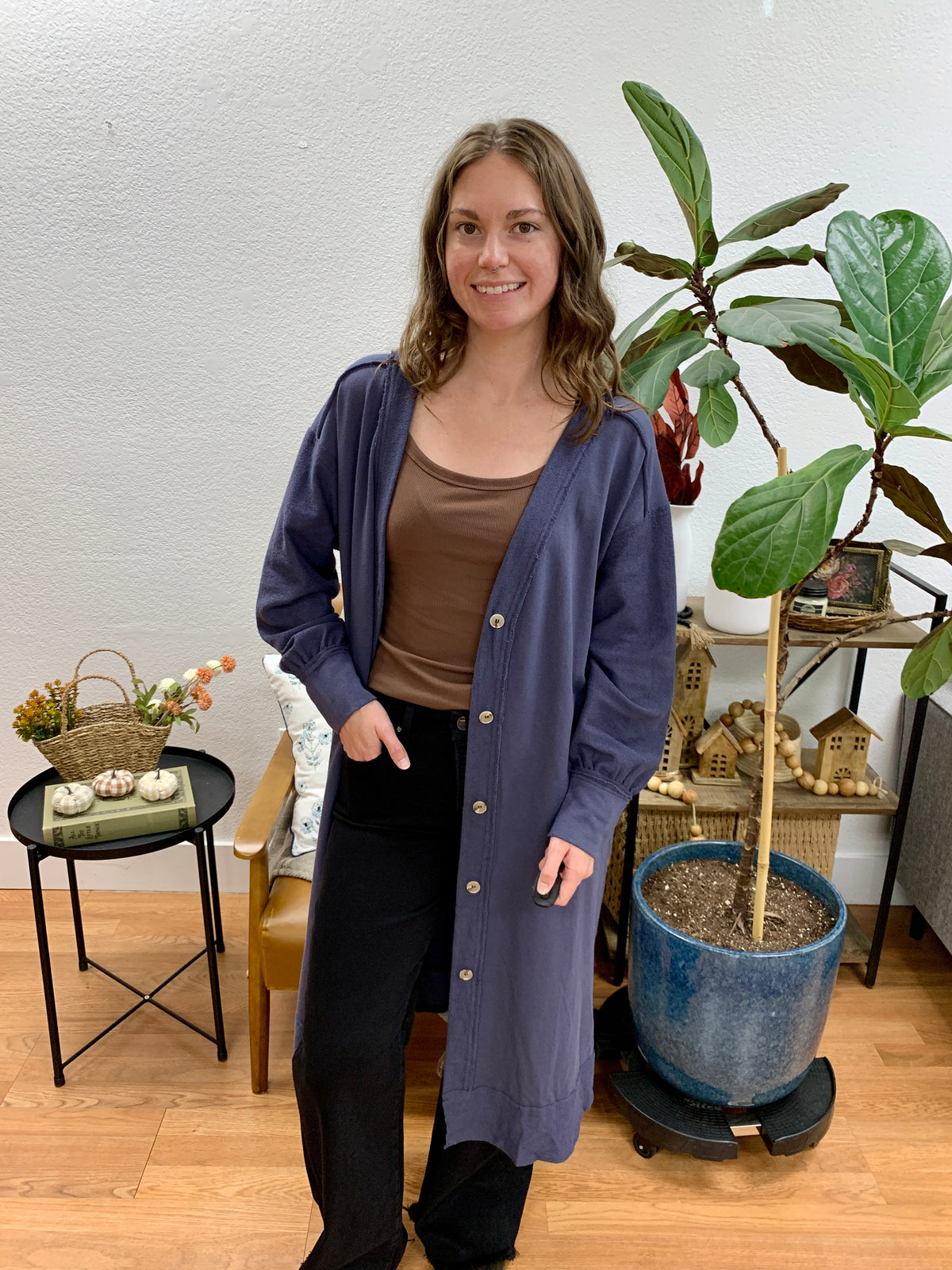 Midnight Long Cardigan