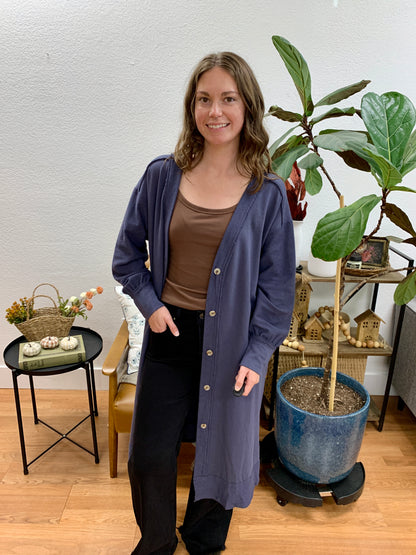 Midnight Long Cardigan