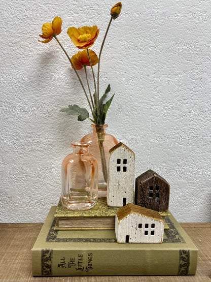 Gradient Glass Blush Bud Vase