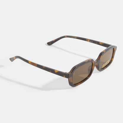 Retro Rectangle Frame Uv400 Sunglasses
