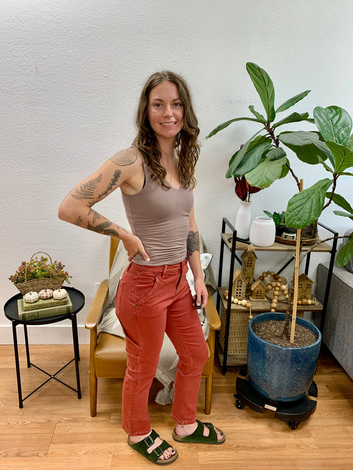 Mica Rust Utility Pants