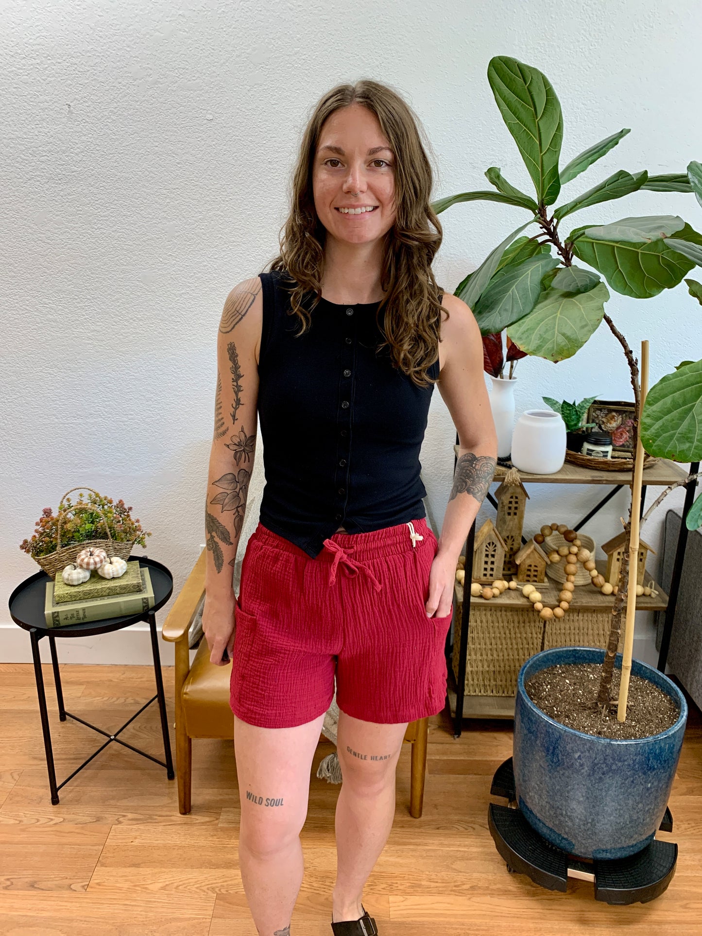Brick Gauze Shorts