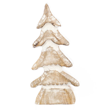 Tiered White Washed Tree