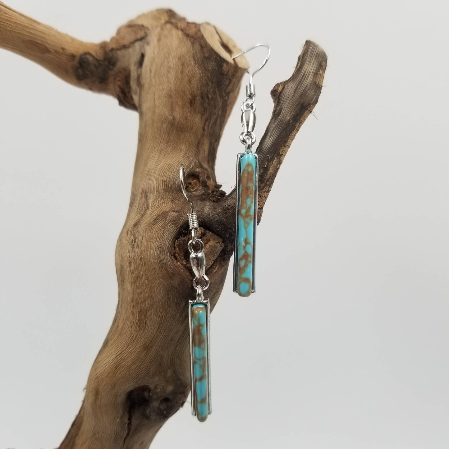 Vintage Turquoise Long Earrings
