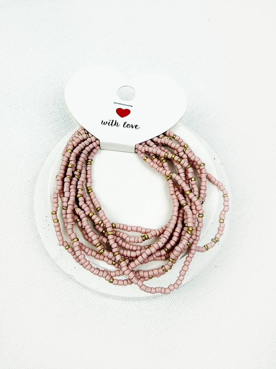 Seed Bead Bundle Bracelet