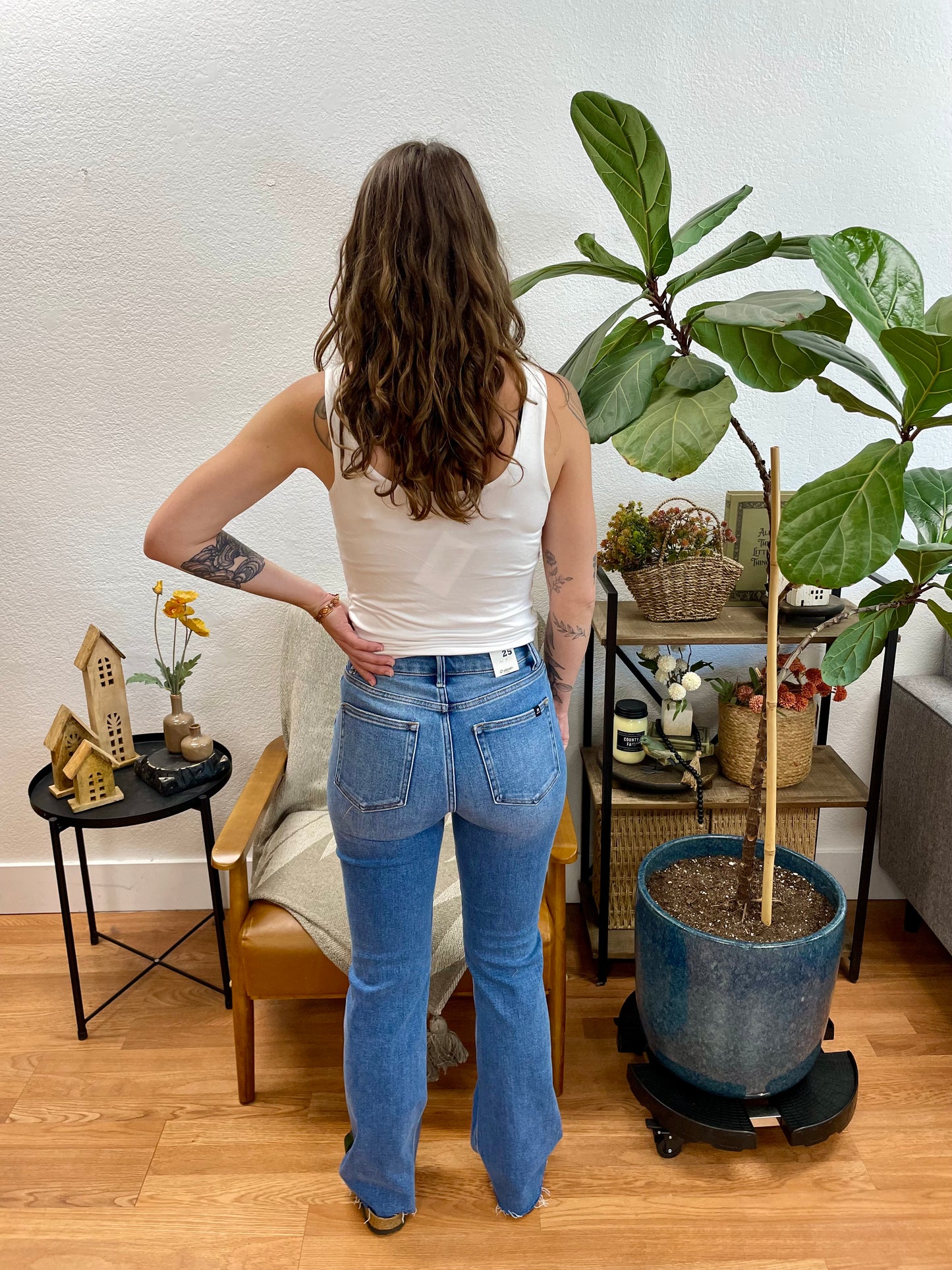 High Rise Flare Jeans
