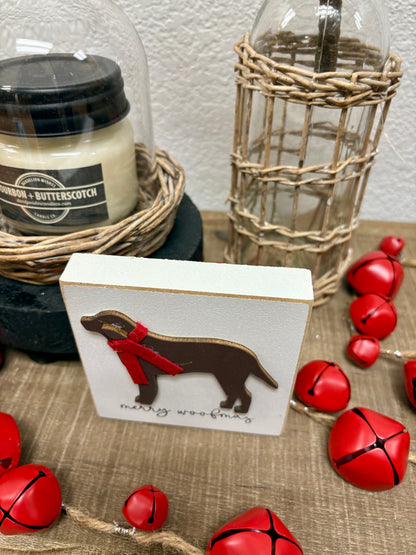 Merry Woofmas Sign