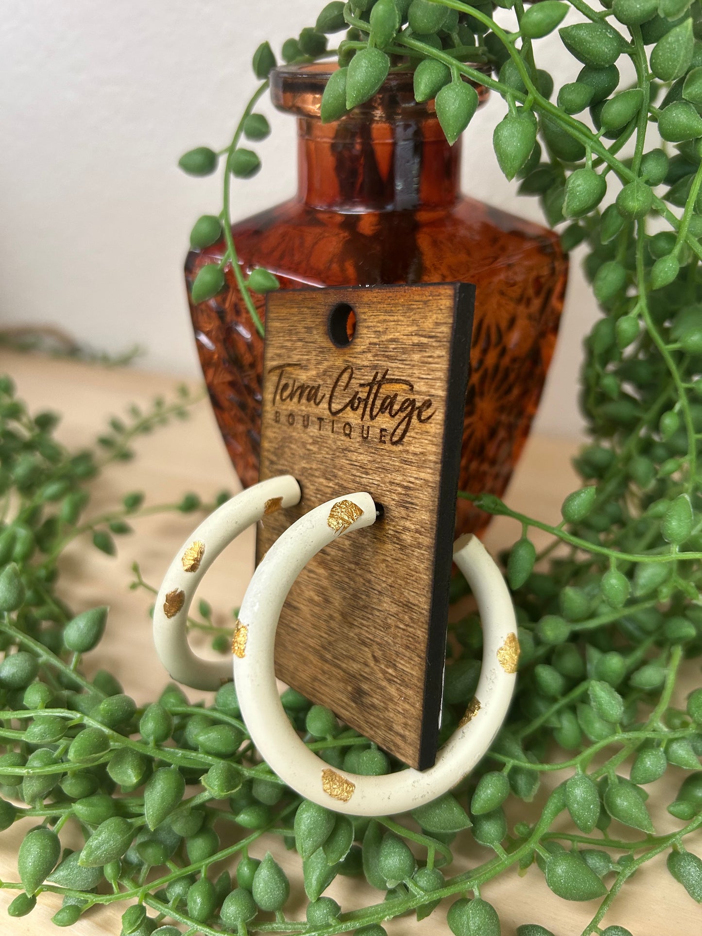 Tube Cutout Hoop Earrings