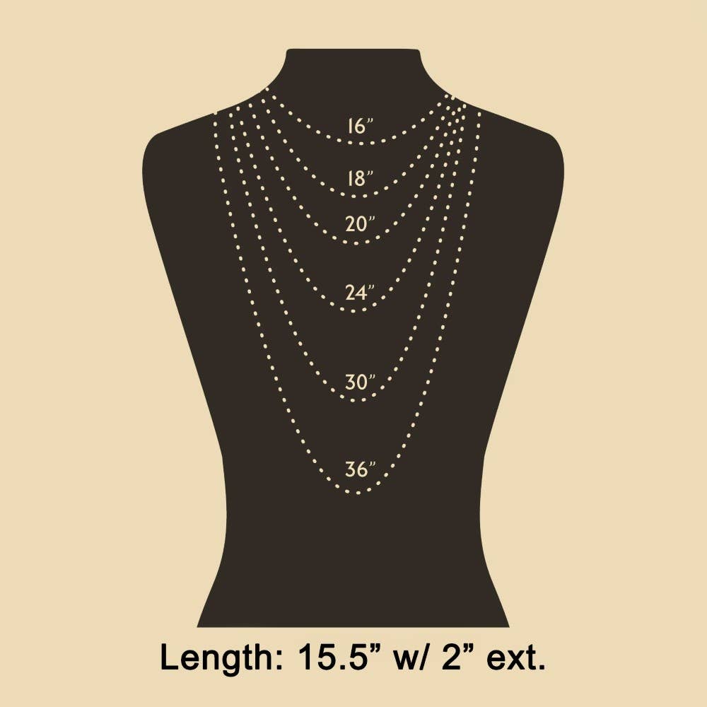 Blush Dainty Mix Bead Charm Necklace - Terra Cottage