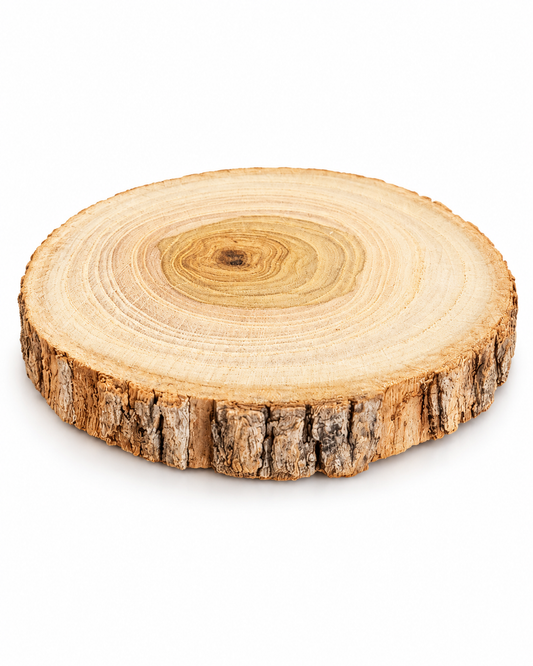 4” Wood Slice Candle Coaster