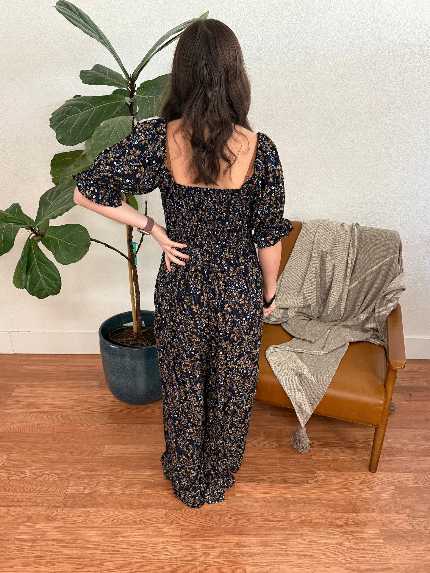 Midnight Extra Wide Leg Jumpsuit