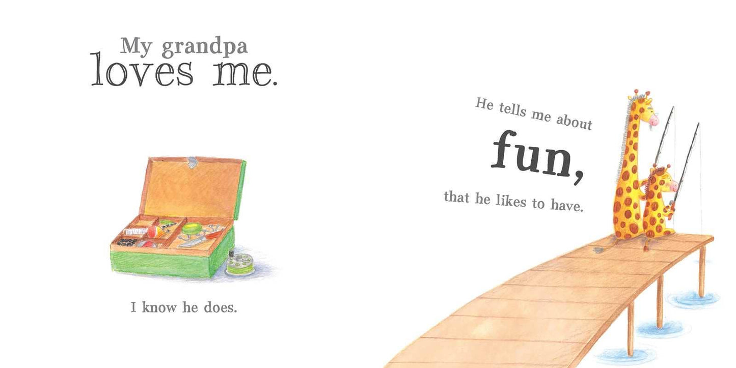 My Grandpa Loves Me Board Book