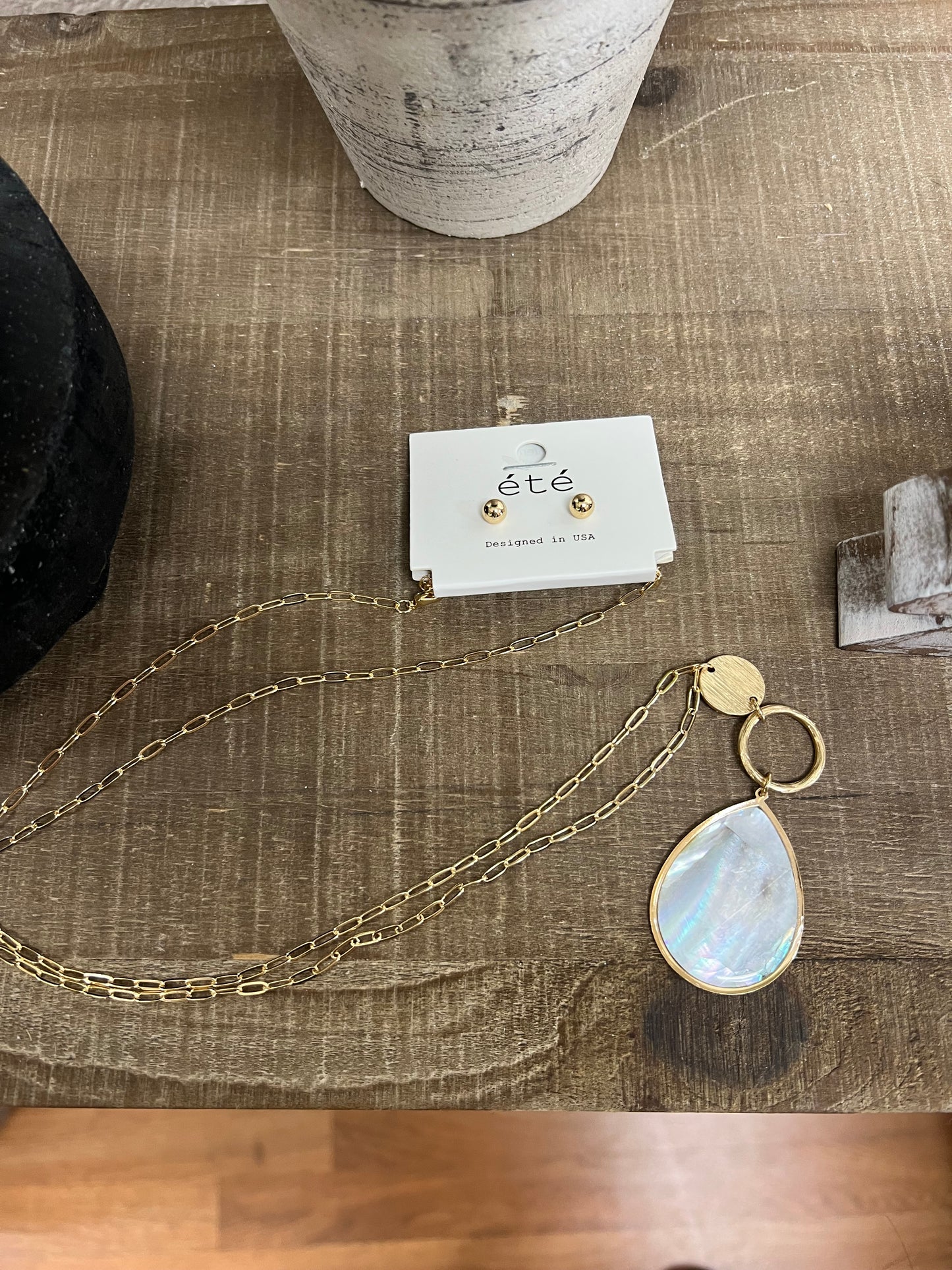 Teardrop Statement Necklace