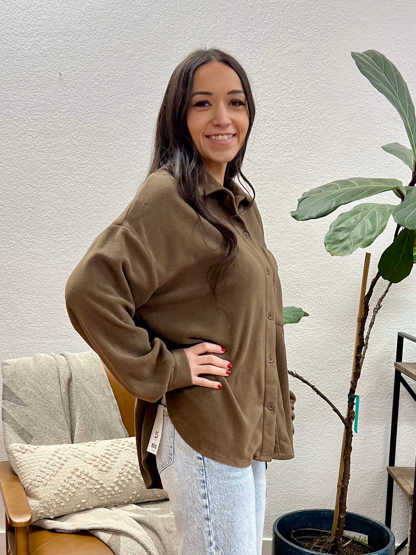 Cocoa Soft Layering Shacket