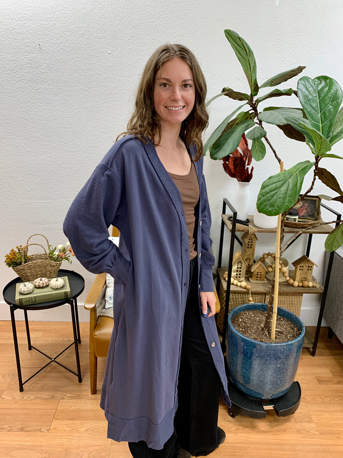 Midnight Long Cardigan