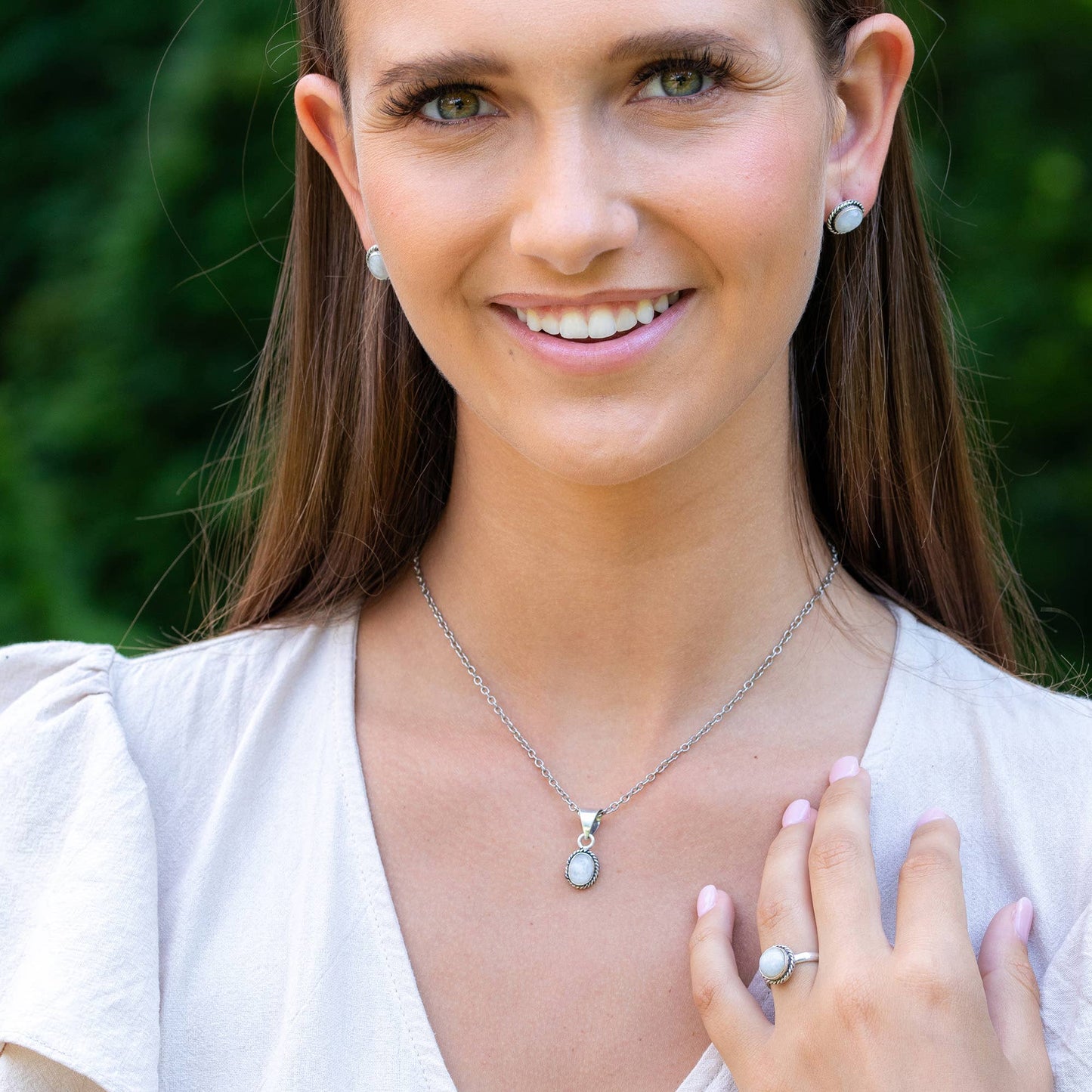 Handcrafted Moonstone Necklace