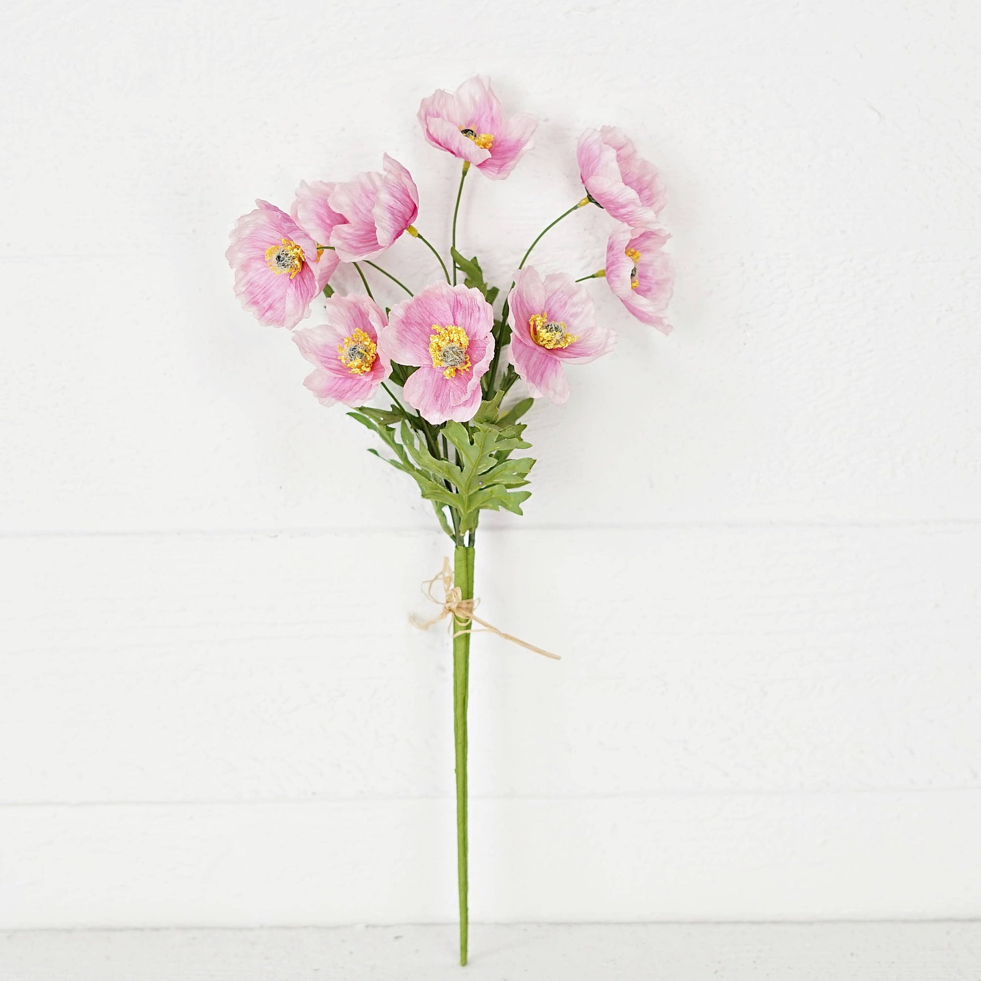 Pink Poppy Bundle of 3 Stems - Terra Cottage