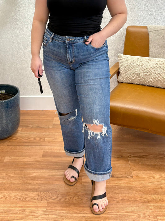 Aventurine High Rise Dad Jeans
