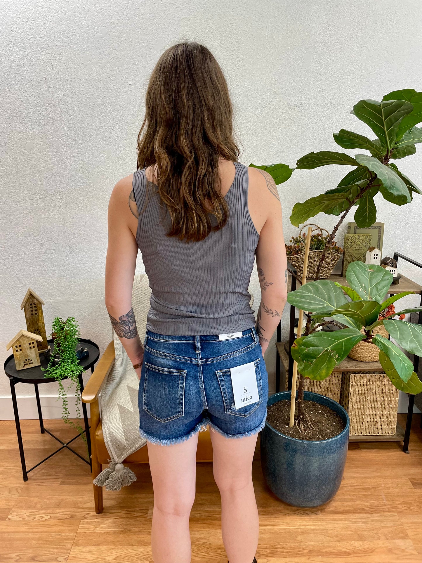 Mica Raw Hem Shorts