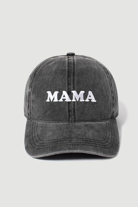 Black Mama Print Baseball Hat