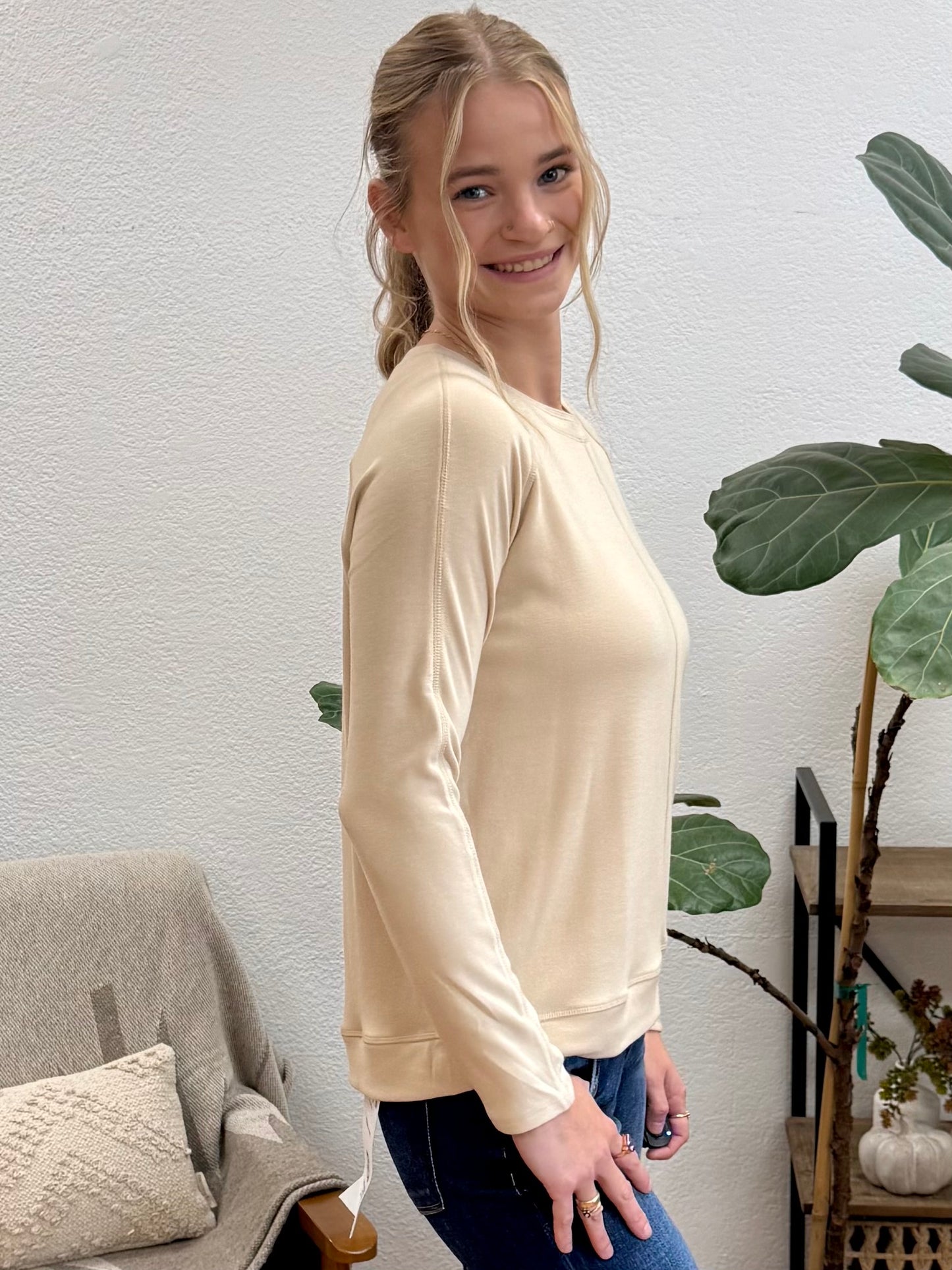 Sand Knit Everyday Tee