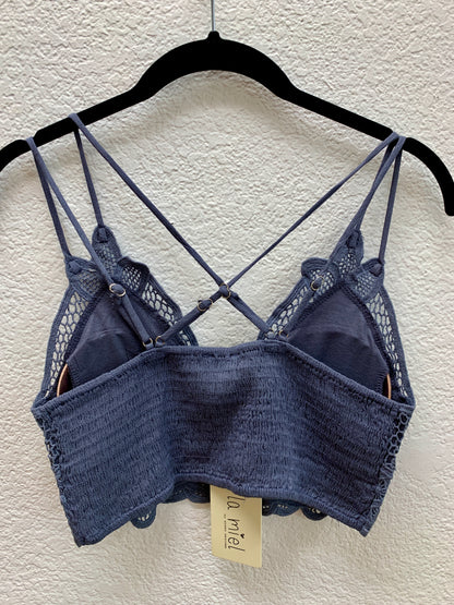 Carbon Padded Lace Bralette