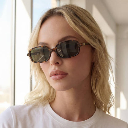 Classic Rectangle Lens Sunglasses - Terra Cottage