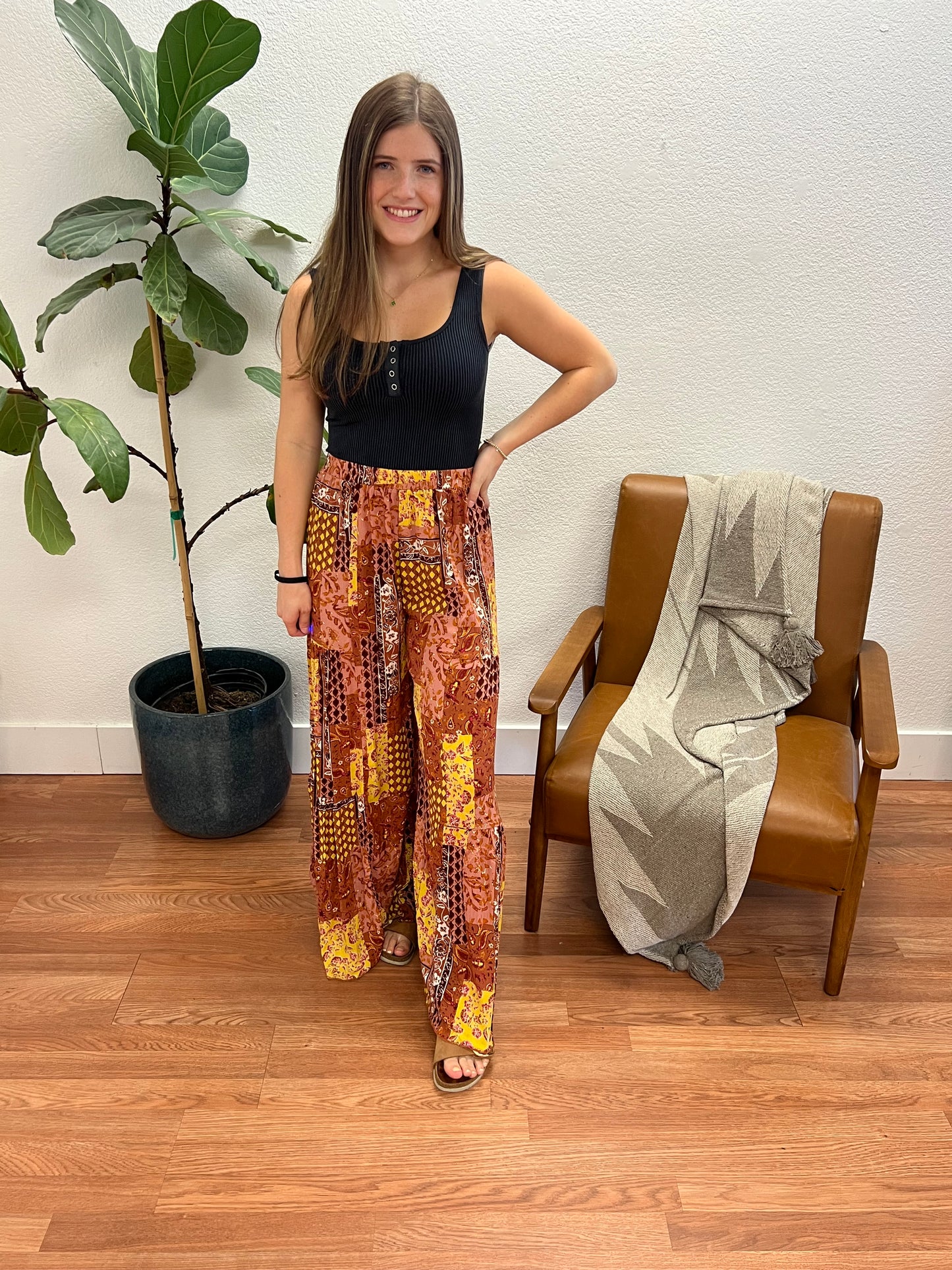 Ginger Boho Patchwork Pants