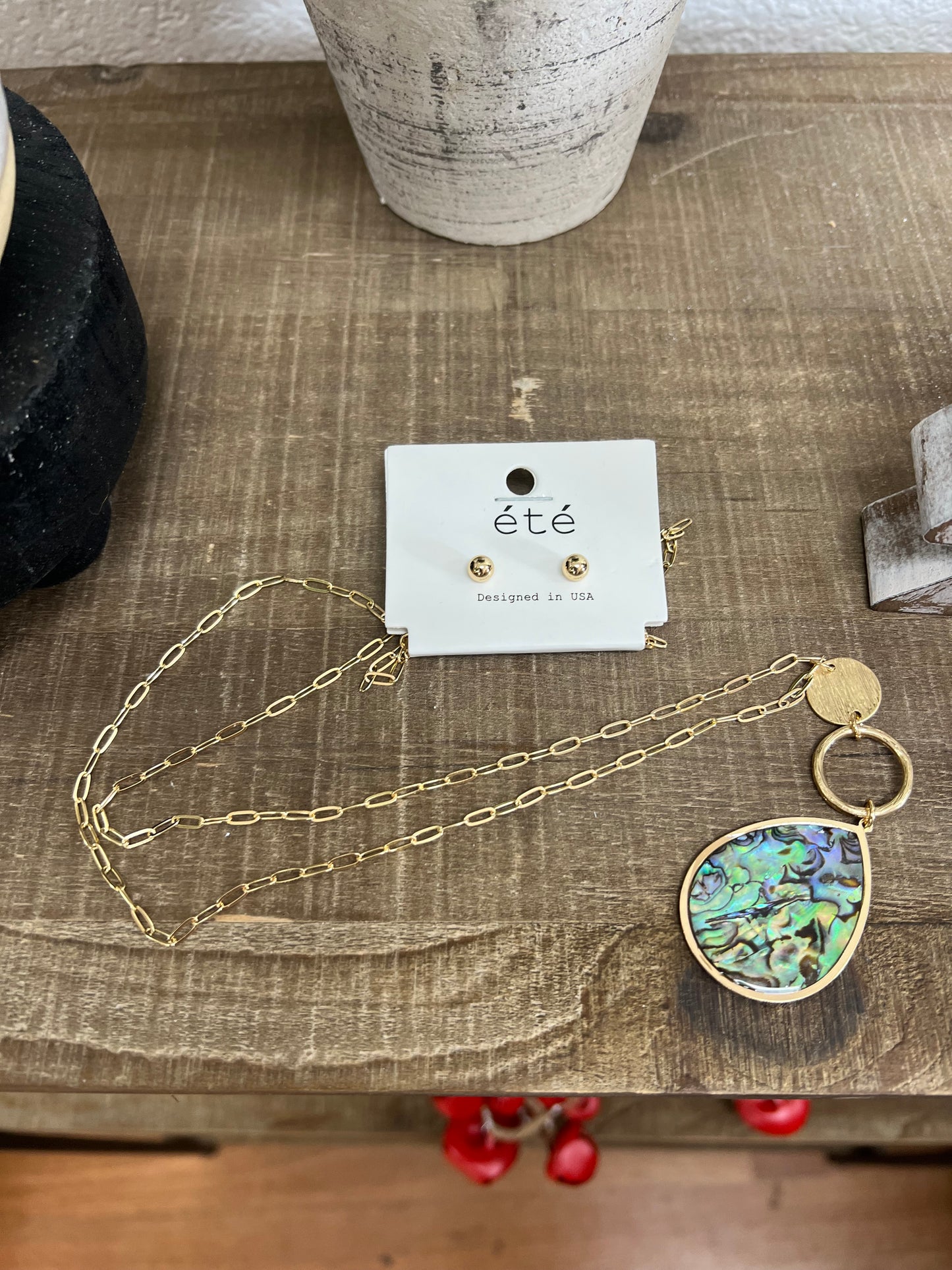 Teardrop Statement Necklace