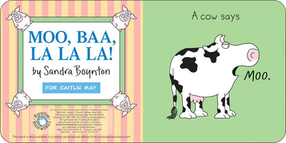 Moo, Baa, La La La! by Sandra Boynton - Board Book