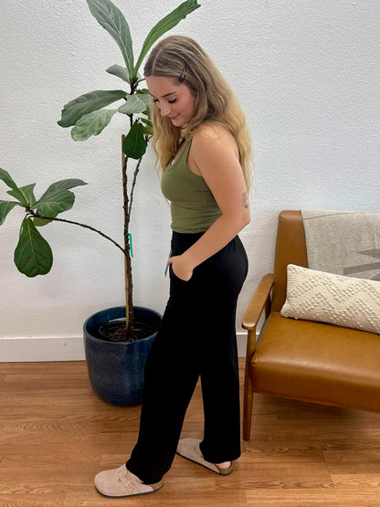 Black Wide Leg Pants