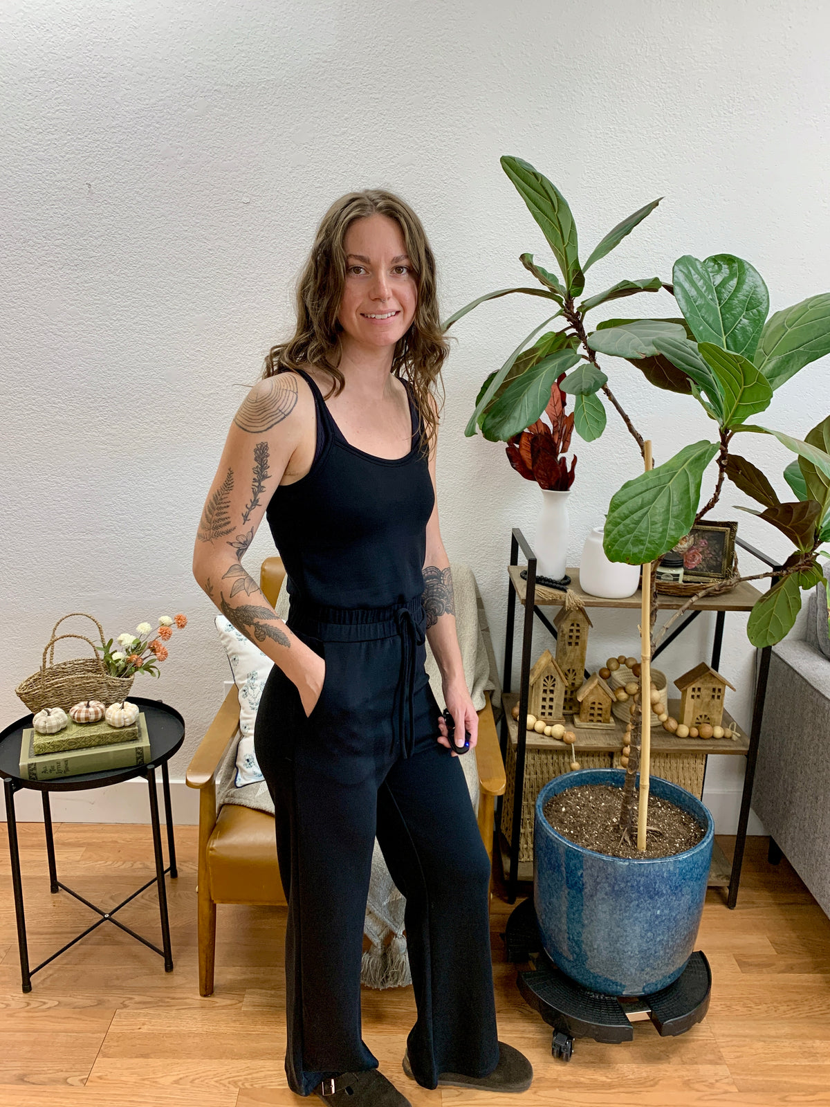 Black Casual Jumpsuit