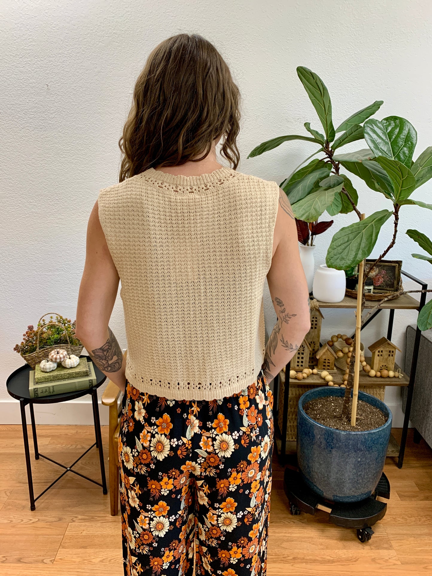 Natural Sweater Vest