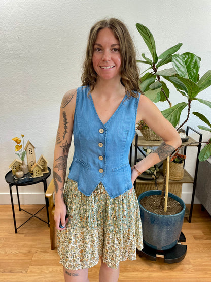 Chambray Vest