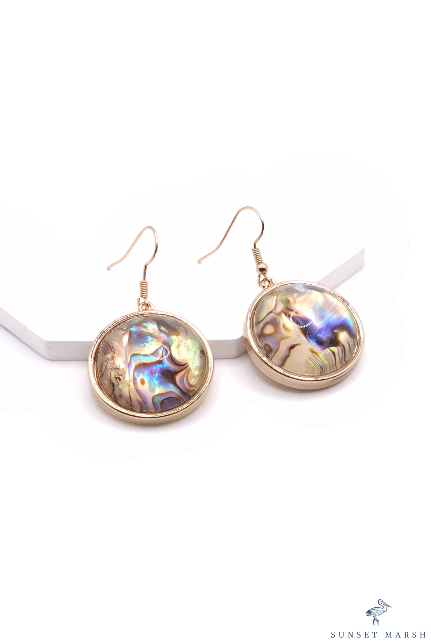 Mystic Mirage - Gold Earrings
