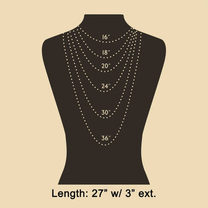 Mixed Beaded Long Chain Necklace Set - Terra Cottage