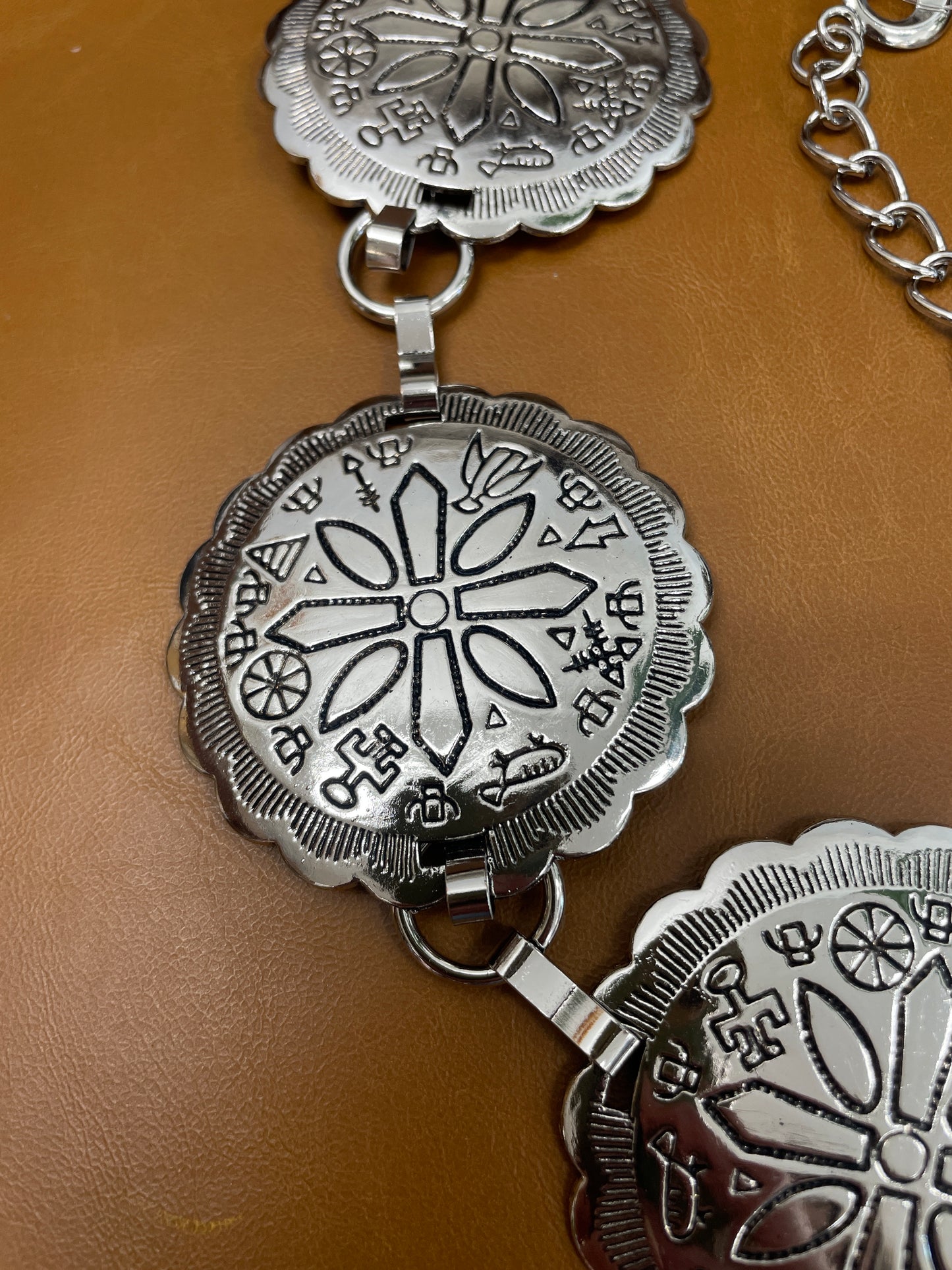 Silver Vintage Chain Belt