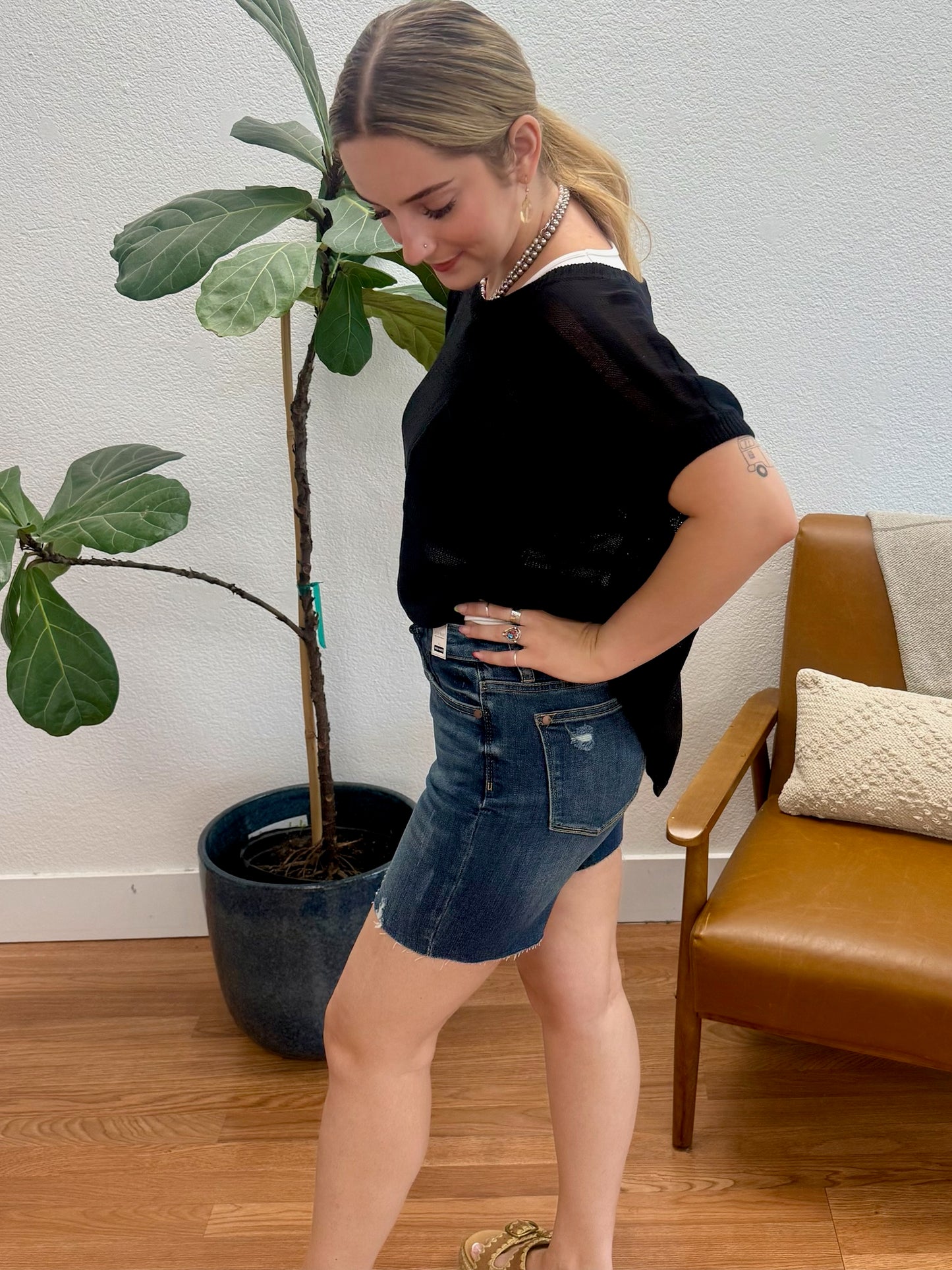 Judy Blue Mid Thigh Shorts
