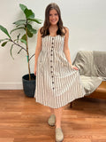Black & White Striped Dress
