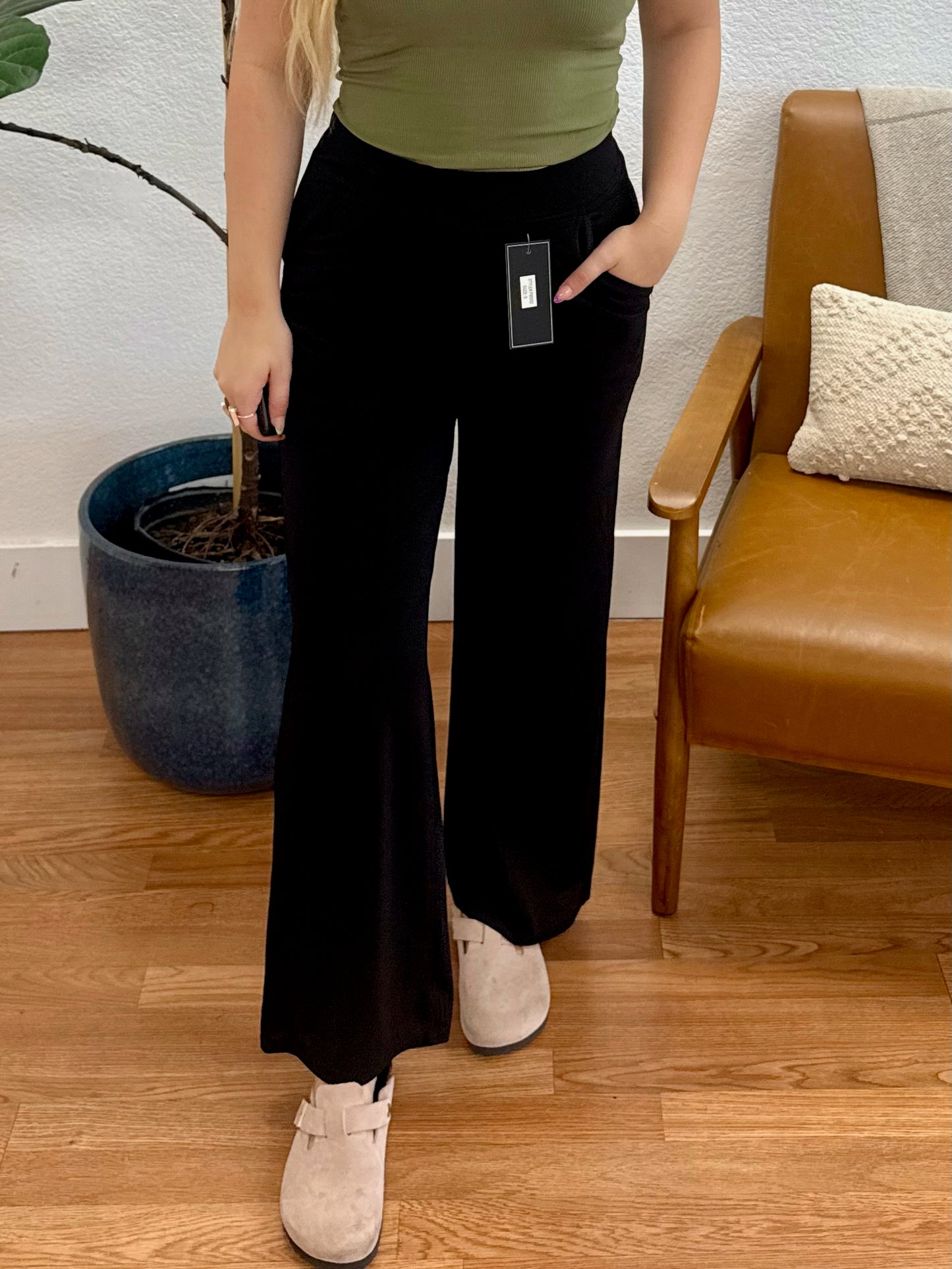 Black Wide Leg Pants